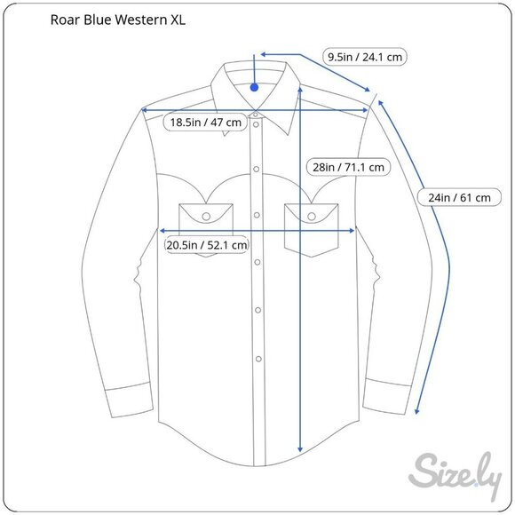 Roar Signature Mens Size XL Blue Plaid Ace Long Roll Tab Sleeve Button Up Shirt - Picture 3 of 13